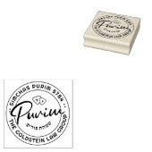 Happy Purim gepersonaliseerde medium rubberen stem Rubberstempel (Gestempeld)