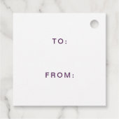 Happy Purim Gragger Bedankjes Labels (Achterkant)