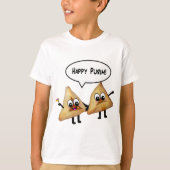 Happy Purim hamantaschen T-shirt (Voorkant)