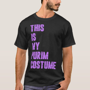 Happy Purim Hamantash Dit is mijn Purim kostuum Jo T-shirt