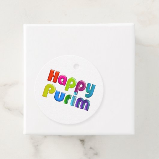 Happy Purim Happy Label (In situ)