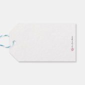 Happy Purim Hebreeuws Cadeaulabel (Achterkant Horizontaal)