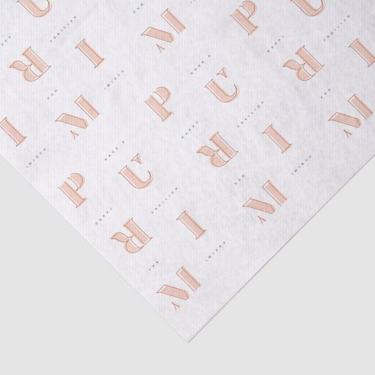 Happy Purim in Neutrals Mishloach Manot Tissuepapier (Detail)