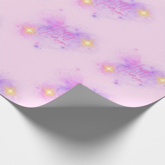 Happy Purim inpakpapier 30" (Hoek)