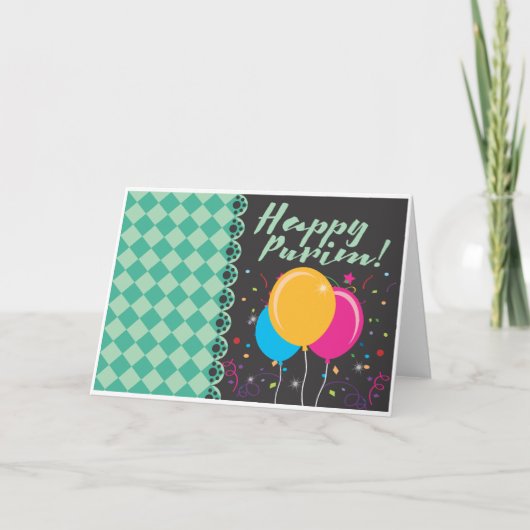 happy purim kaart (Voorkant)
