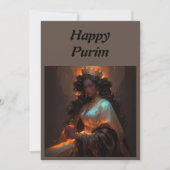 Happy Purim Kaart (Voorkant)