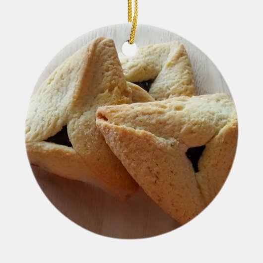 Happy Purim-keramisch Ornament (Voorkant)