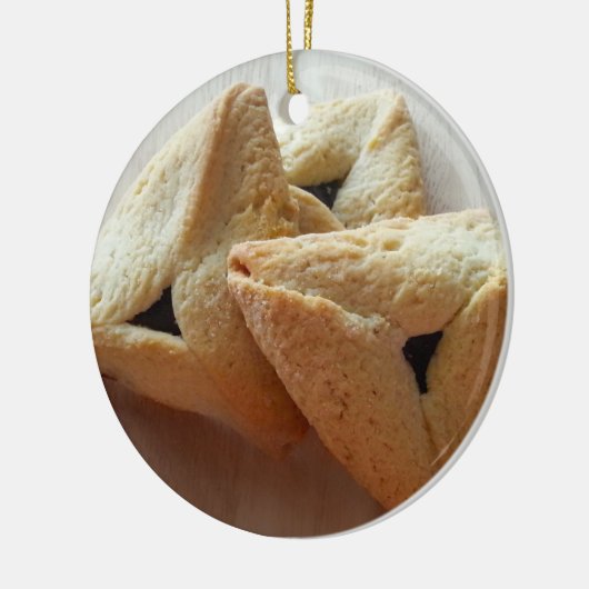 Happy Purim-keramisch Ornament (Links)