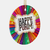 happy purim keramisch ornament (Rechts)