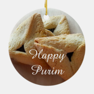Happy Purim-keramische versiering Keramisch Ornament