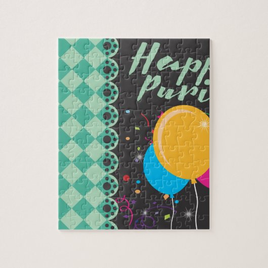 happy purim legpuzzel (Verticaal)