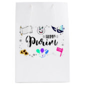 Happy Purim Medium Cadeauzakje (Voorkant)