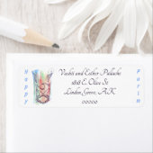 Happy Purim Megillah Scroll Hoesje Retouradres Etiket (Insitu)