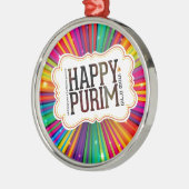 happy purim metalen ornament (Links)