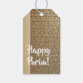 Happy Purim Mishloach Manot Gifts Labels Cadeaulabel (Voorkant)