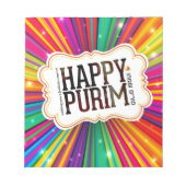happy purim notitieblok (Voorkant)