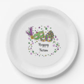 Happy Purim Papieren Bordje (Voorkant)