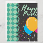 happy purim persoonlijk briefhoofd (Voorkant / Achterkant)