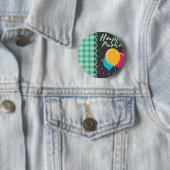 happy purim ronde button 5,7 cm (In situ)