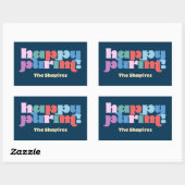 Happy Purim Sameach label voor mishloach manot (Vel)