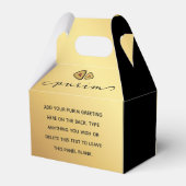 HAPPY PURIM Script Personalized Mishloach Manos Bedankdoosjes (Achterkant)