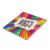 happy purim tegeltje (Zijkant)