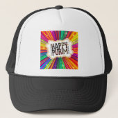 happy purim trucker pet (Voorkant)