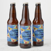 Happy Purim van uw familie - etiketten van bierfle (Flessen)