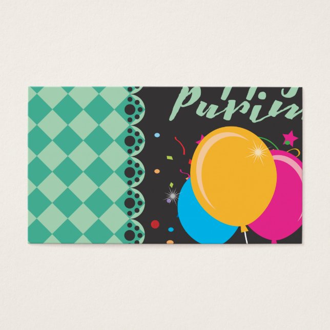 happy purim visitekaartjes (Voorkant)