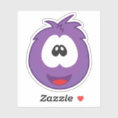 Happy Purple Sneezie Sticker (Vel)