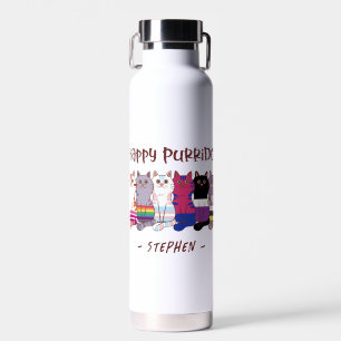 Happy Purride – LGBTQ Pride Katten Waterfles