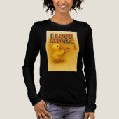 Happy Quack Melody Tri-Blend Shirt (Voorkant)