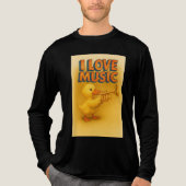 Happy Quack Melody Tri-Blend Shirt (Voorkant volledig)