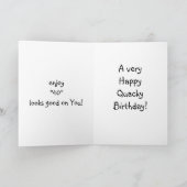 HAPPY QUACKY GROUP KAART VOOR 40e (Binnen)