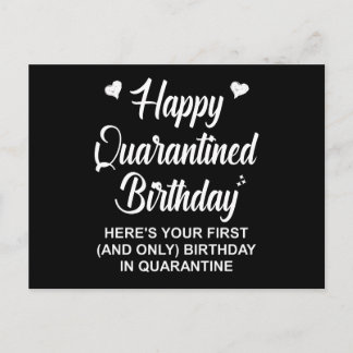 Happy Quarantined Birthday Briefkaart