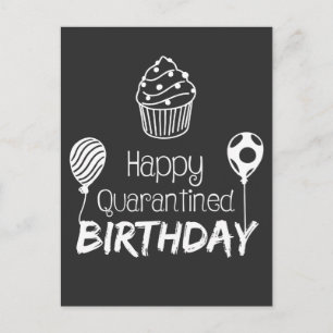 Happy Quarantined Birthday Briefkaart