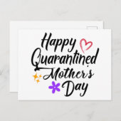 Happy Quarantined Moederdag 2020 Gift Briefkaart (Voorkant / Achterkant)