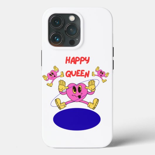 Happy Queen Phone Case (Achterkant)
