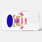 Happy Queen Phone Case (Achterkant (horizontaal))