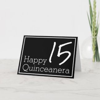 Happy Quinceanera Bedankkaart
