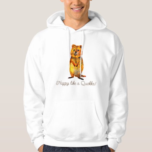 Happy Quokka Hoodie (Voorkant)