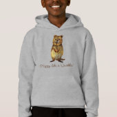 Happy Quokka Hoodie (Voorkant)
