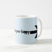 Happy Quote Coffee-Mok Koffiemok (Voorkant rechts)