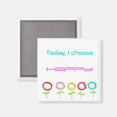 Happy Quote Magnet (Voorkant / Achterkant)