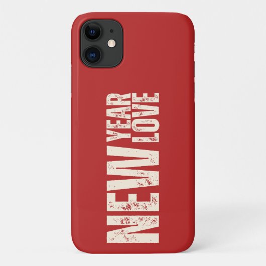 Happy Quote Nieuwjaarsdag Nieuwe Liefde 2024 Case-Mate iPhone Case (Achterkant)