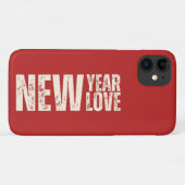 Happy Quote Nieuwjaarsdag Nieuwe Liefde 2024 Case-Mate iPhone Case (Achterkant (horizontaal))