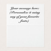 Happy Quotes berichten Kaart (Binnenkant ongevouwen)