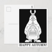 Happy Rabbit Briefkaart (Voorkant / Achterkant)