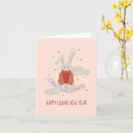 Happy Rabbit Chinees nieuwjaar 2023 Kaart