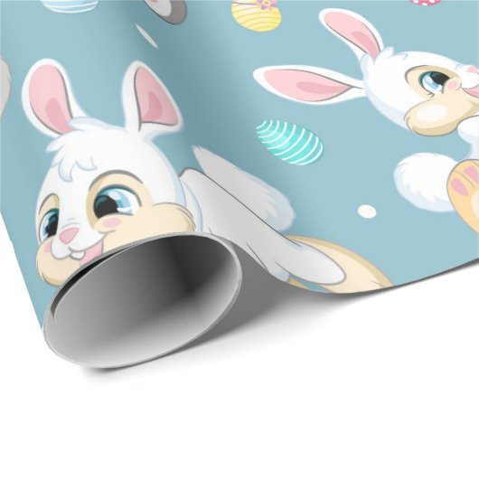 Happy Rabbits Cadeaupapier (Rol Hoek)